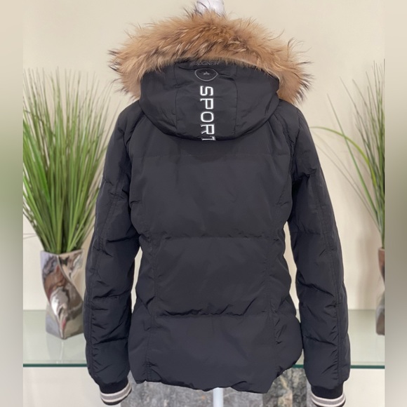 SOLD!!!Bogner Down Ski Fur Trim Jacket 10 / 40 - Picture 9 of 13